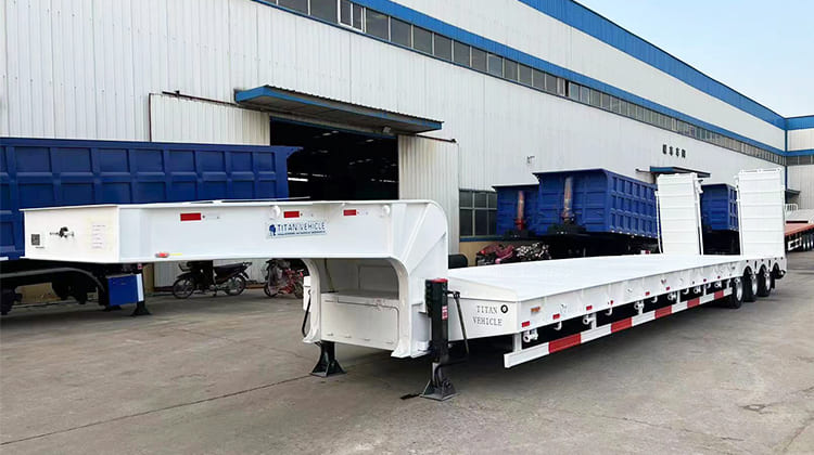 Tri Axle Low Loader Trailer for Sale in Philippines Manila 