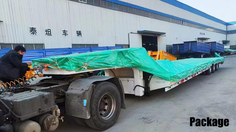 Tri Axle Low Loader Trailer for Sale in Philippines Manila 
