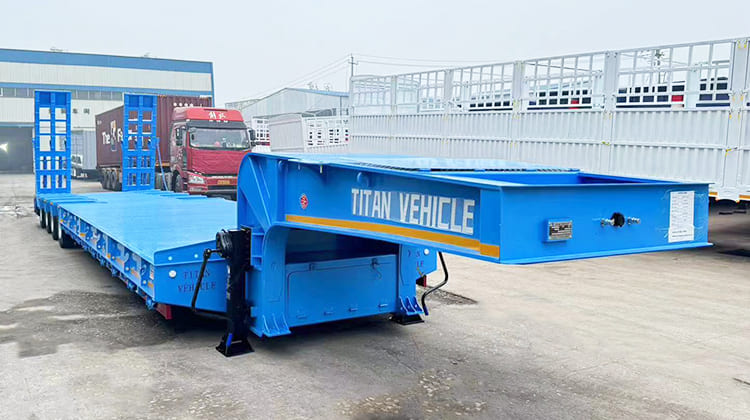 4 Axle 100 Ton Lowbed Trailer for Sale Philippines