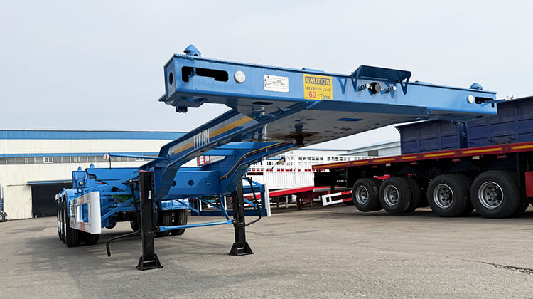 New Tri Axle Gooseneck Skeletal Trailers for Sale in Philippines Manila