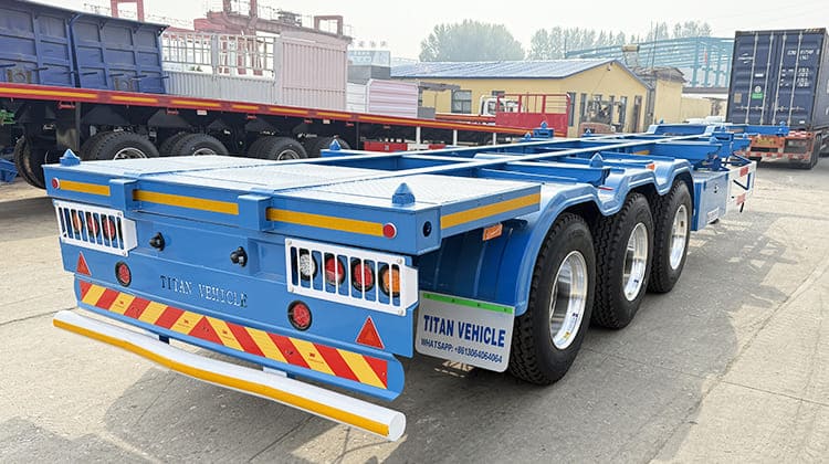 New Tri Axle Gooseneck Skeletal Trailers for Sale in Philippines Manila