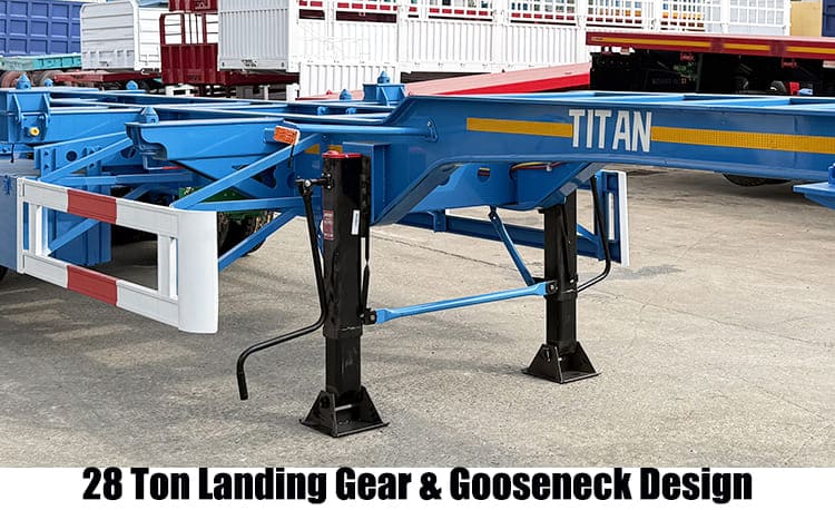 New Tri Axle Gooseneck Skeletal Trailers for Sale in Philippines Manila