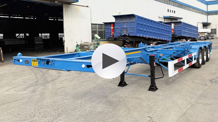 New Tri Axle Gooseneck Skeletal Trailers for Sale in Philippines Manila