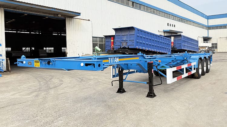 New Tri Axle Gooseneck Skeletal Trailers for Sale in Philippines Manila