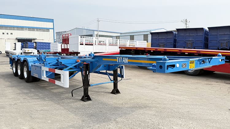New Tri Axle Gooseneck Skeletal Trailers for Sale in Philippines Manila