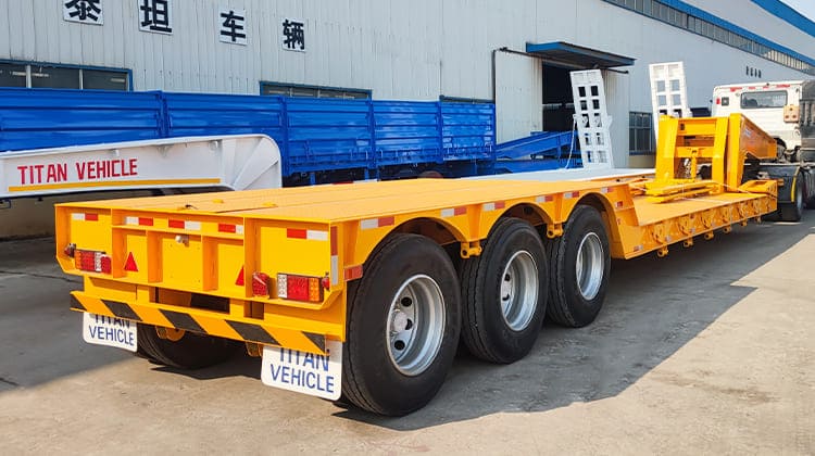 Tri Axle Lowboy Removable Gooseneck Trailer RGN for Sale in Philippines Cebu