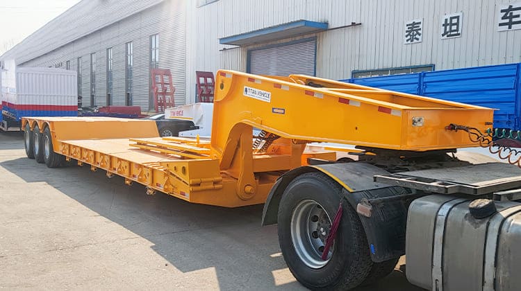 Tri Axle Lowboy Removable Gooseneck Trailer RGN for Sale in Philippines Cebu
