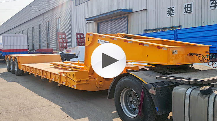 Tri Axle Lowboy Removable Gooseneck Trailer RGN for Sale in Philippines Cebu