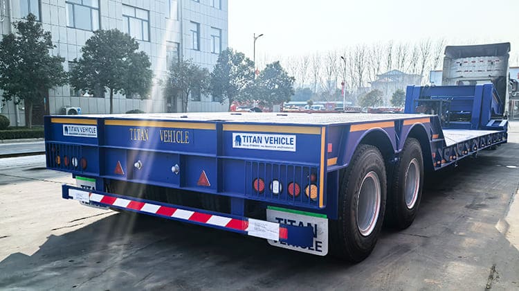2 Line 4 Axle Hydraulic Detachable Gooseneck Lowboy Trailers | Detach Gooseneck Trailer for Sale in Philippines 