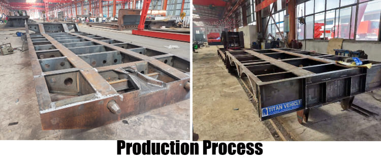 2 Line 4 Axle Hydraulic Detachable Gooseneck Lowboy Trailers | Detach Gooseneck Trailer for Sale in Philippines 