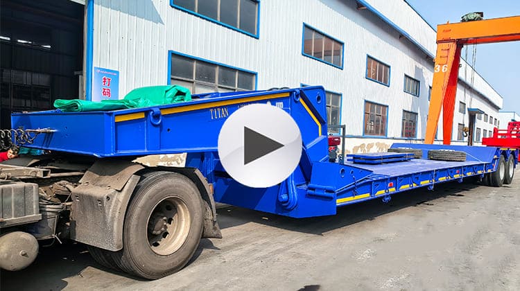 2 Line 4 Axle Hydraulic Detachable Gooseneck Lowboy Trailers | Detach Gooseneck Trailer for Sale in Philippines