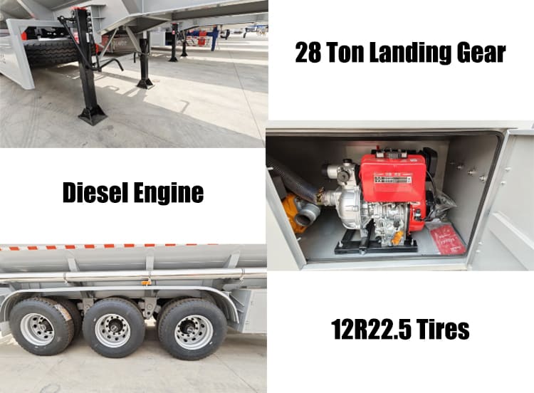 42000 Liters Palm Oil Tanker Trailer Manufacturers in Philippines