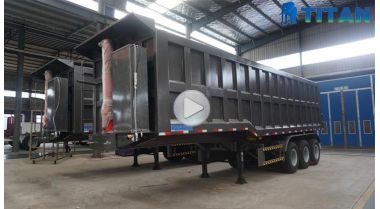 3 axle tipper semi trailer