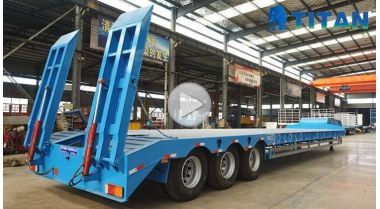 3 Axle Lowbed Semi Trailer